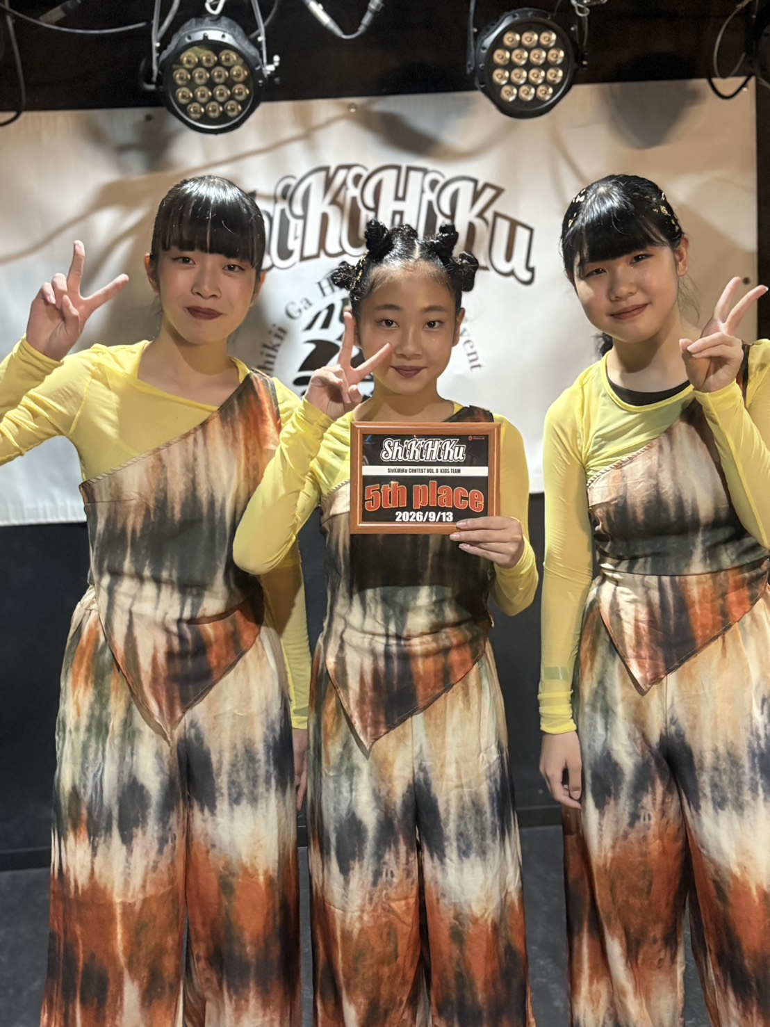神戸市中央区のダンススクールFRESHEST PEACEのロックダンスチームSTEADYRYがコンテストで5th place入賞